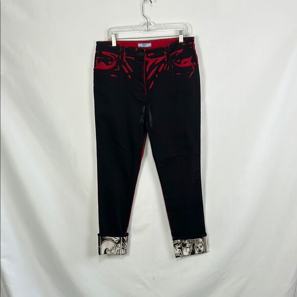 Prada Black With Red/Black With PrintJeans
